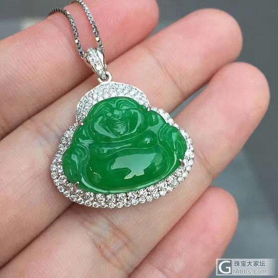 满绿佛～就看美不美咯_吊坠翡翠