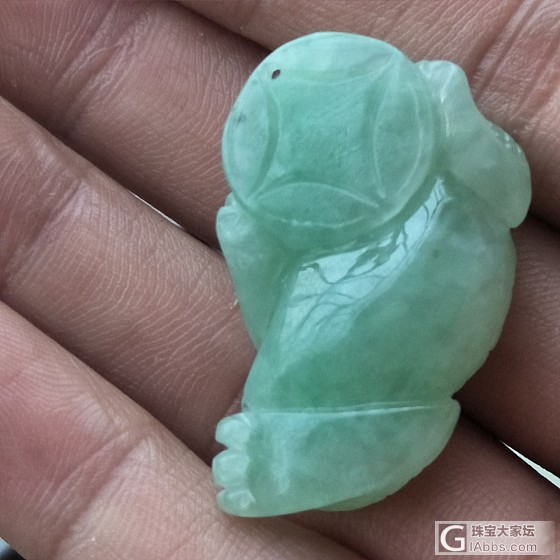 好久不发帖了，哈，发几两个做的动物。。。_玉工翡翠