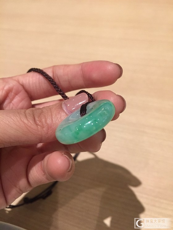 买了个圆滚滚的平安扣，猜猜价格_平安扣翡翠