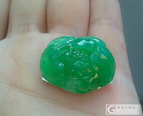 【顺成翡翠】12.9 满色花开富贵 价格2600 微信619232195_戒面翡翠