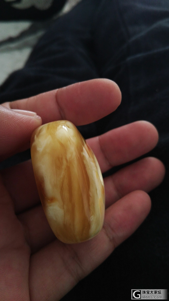 过两天搭配一条绳子_打磨琥珀蜜蜡
