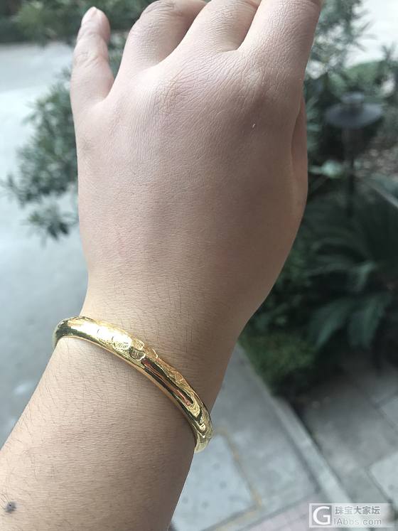 牡丹镯_手镯金