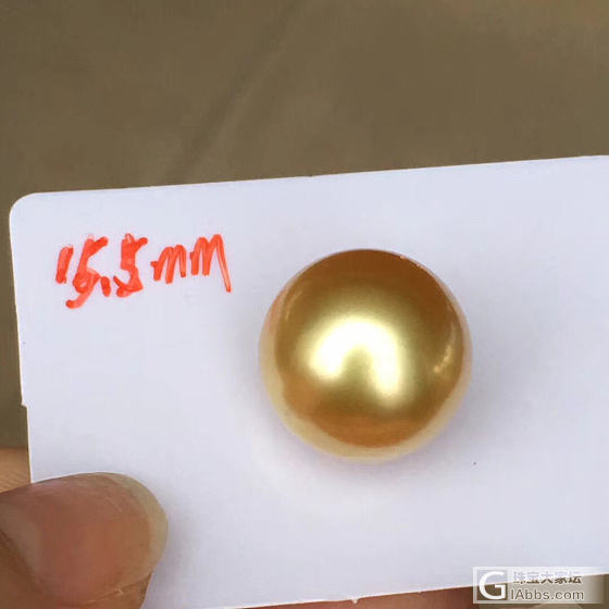 收藏品质！菲律宾浓金茶金变态金！透亮血浓金珠！色泽鲜美浓郁！正圆强光孔后无暇！1..._海水珍珠