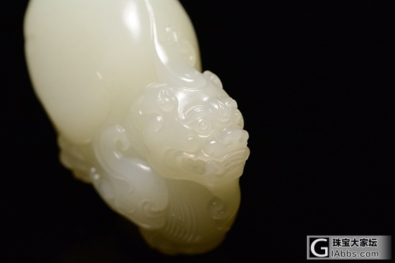 海派玉雕郑奇作品 《貔貅》雕的不只是玉石 更是一份匠心_玉工和田玉