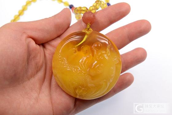 鲤鱼双面雕_牌子琥珀蜜蜡