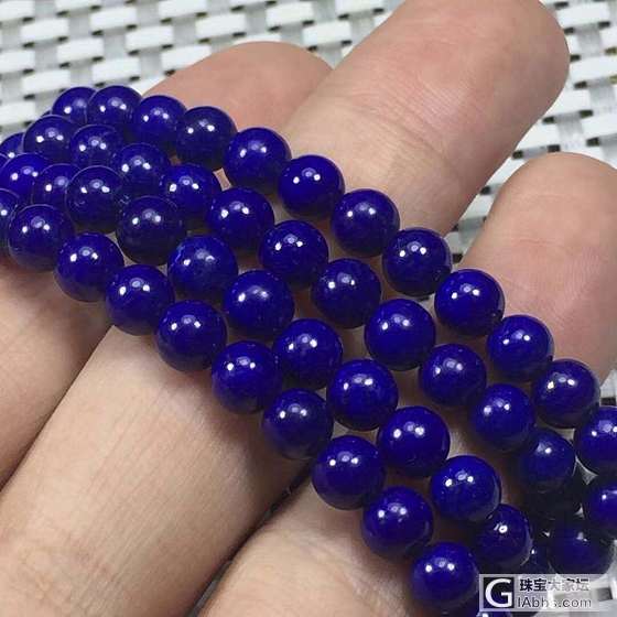 这条青金石项链，咋样_珠串青金石