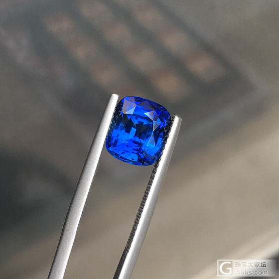 4.45 有烧皇家蓝美货一颗_刻面宝石蓝宝石