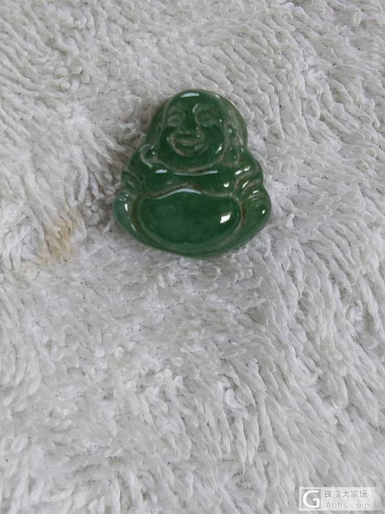谁有这样甜绿的界面或者小雕件，鼓鼓那种_花件戒面翡翠