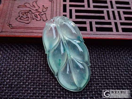 树叶吊坠_挂件翡翠