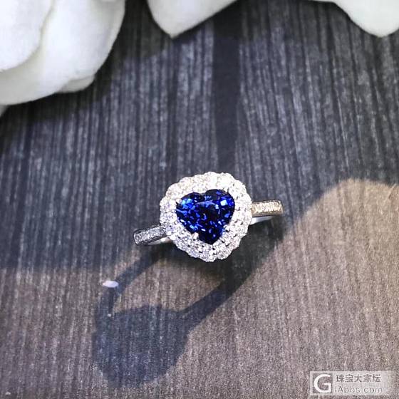 《馨纳珠宝》成品美货，物美价廉_戒指蓝宝石