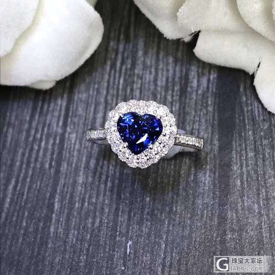 《馨纳珠宝》成品美货，物美价廉_戒指蓝宝石