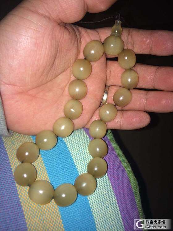 感觉还是有点小_珠串琥珀蜜蜡