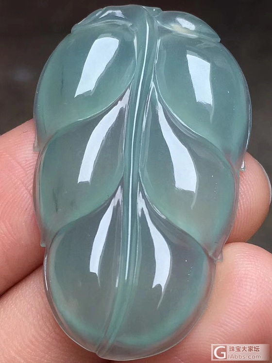 翡翠叶子_挂件翡翠