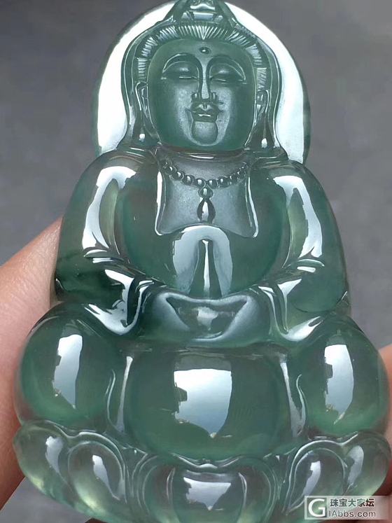 翡翠观音_挂件翡翠