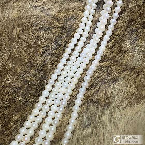akoya项链baby尺寸5.5-6mm正圆，极微瑕疵（很多客户都不敢相信居然可..._项链海水珍珠