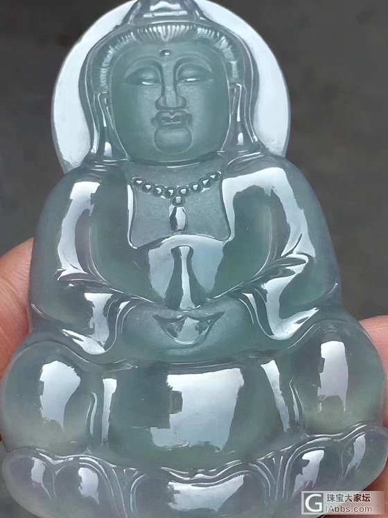 翡翠观音_挂件翡翠
