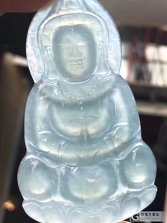 翡翠观音_挂件翡翠