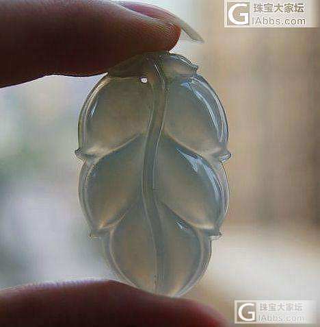 【花好月圆翡翠阁】几款翡翠A货饱满大叶子。_挂件翡翠