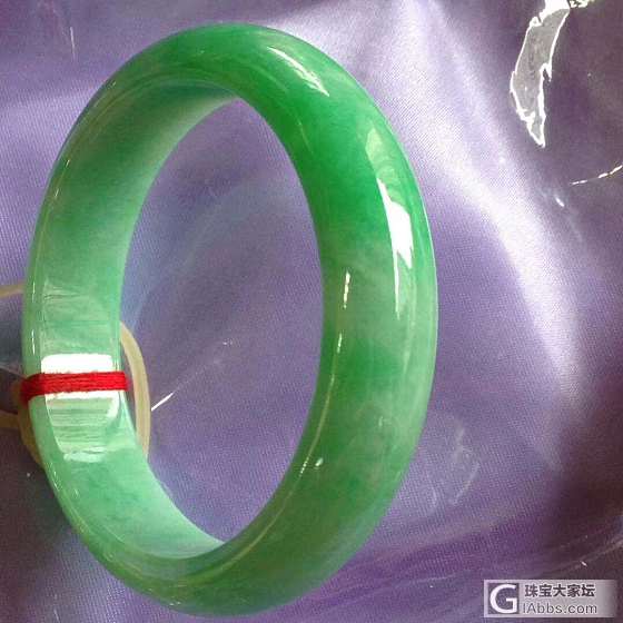 新出货，满绿翡翠手镯，正圈_手镯翡翠