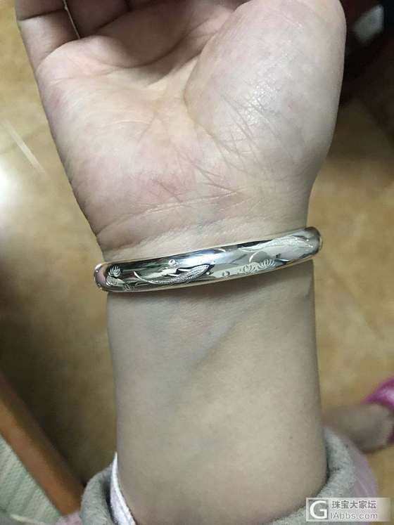 哎呦我去。美的只抽抽_手镯银