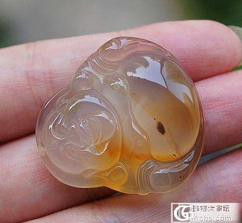 【花好月圆翡翠阁】天然原色可爱玛瑙玉髓小物件._挂件珠串玉髓玛瑙