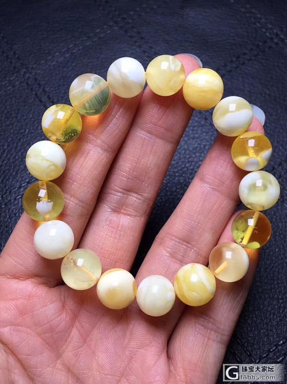 精品蜜蜡_珠串琥珀蜜蜡