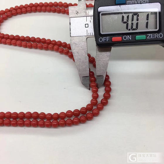 沙丁深色珊瑚，3.8mm到4mm之间，重20克左右，5圈手链，620元特价_珠串珊瑚