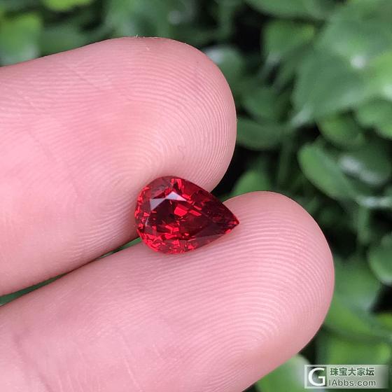 这次泰国行刚刚买入的红宝，非常漂亮，给大家分享一下_刻面宝石红宝石名贵宝石