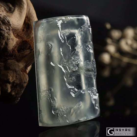 翡翠山水牌_牌子翡翠