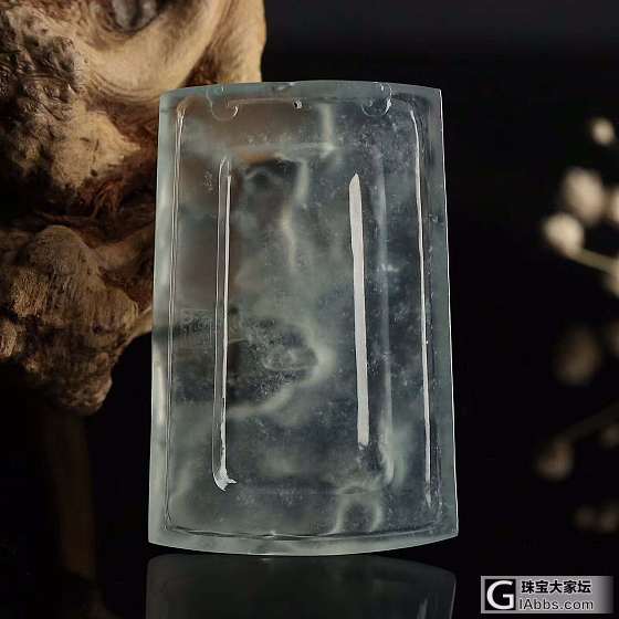 翡翠山水牌_牌子翡翠