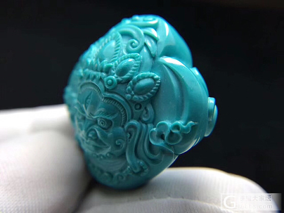 黄财神_雕刻松石