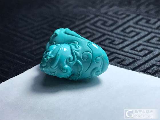 携子上朝_挂件松石