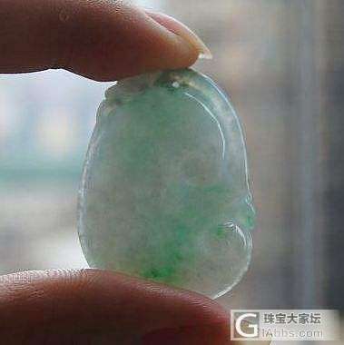 【花好月圆翡翠阁】几款优雅靓丽翡翠A货如意。_挂件翡翠