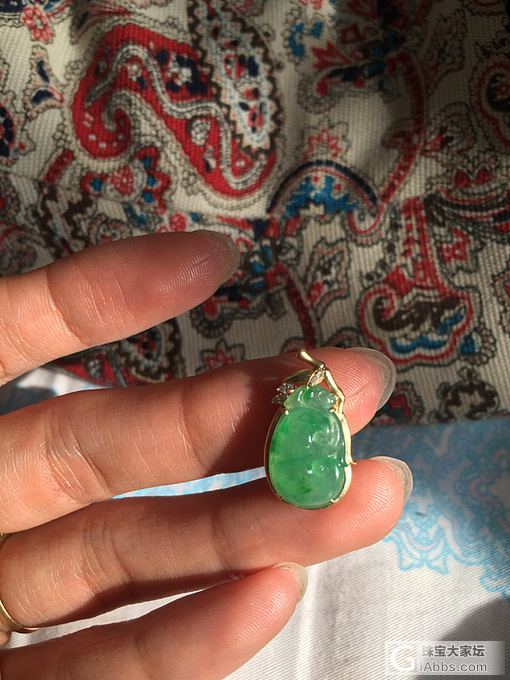 如意的款总是很难突破常规 想来想去还是做个富贵竹款 富贵吉祥_吊坠翡翠
