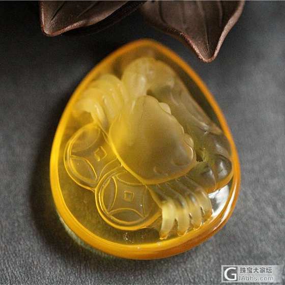巨蟹座！_挂件琥珀蜜蜡