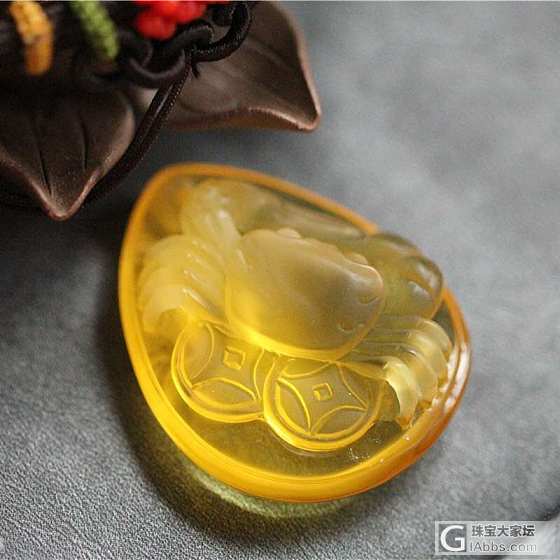 巨蟹座！_挂件琥珀蜜蜡