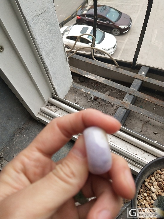 看看这翡翠紫指环，挺大的，看看品质？多少米？谢谢咯_戒指翡翠