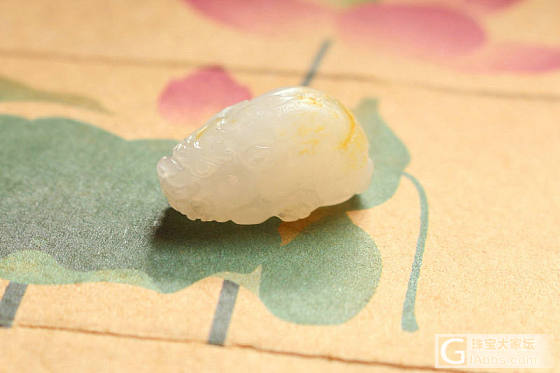 【荣毅】1月31上新：稀缺的籽料貔貅戒面！_戒面和田玉