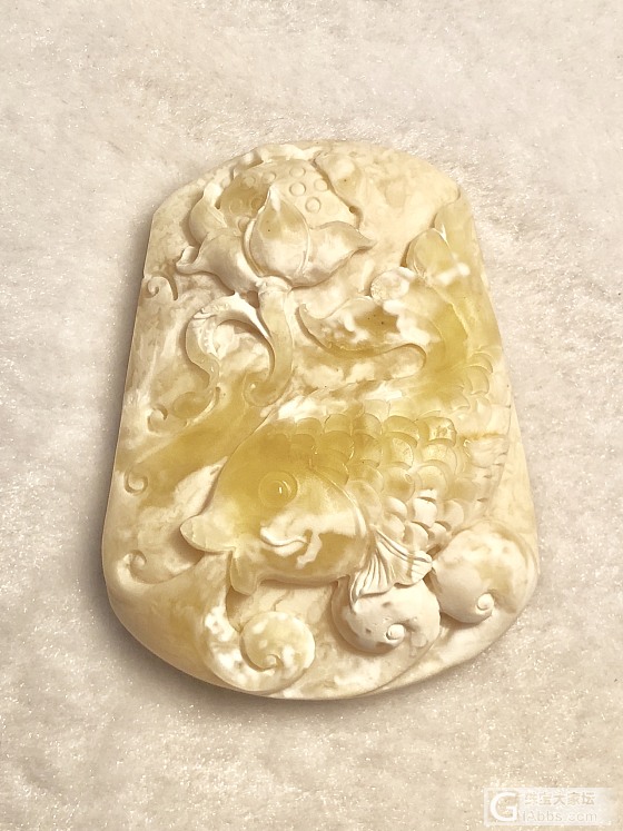 年底淘货啦…白花蜜蜡吊坠_牌子琥珀蜜蜡