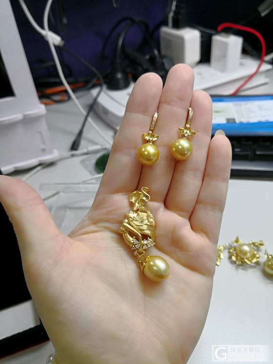 套装控，就是一定要什么都配成套~破产的节奏~_戒指耳坠项链吊坠珍珠