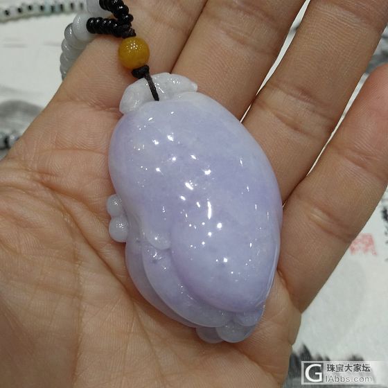 肥肥的紫罗兰佛手瓜_挂件翡翠