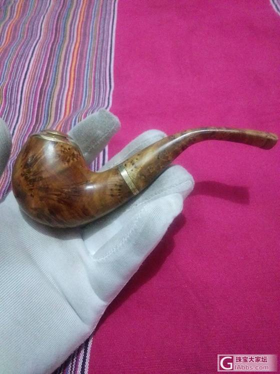 麻梨疙瘩烟斗。_文玩