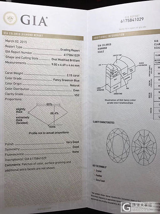 2.15克拉蓝钻，稀有_钻石