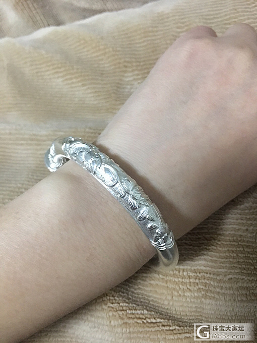 晨曦美饰异形牡丹 成峰轨道竹_手镯银