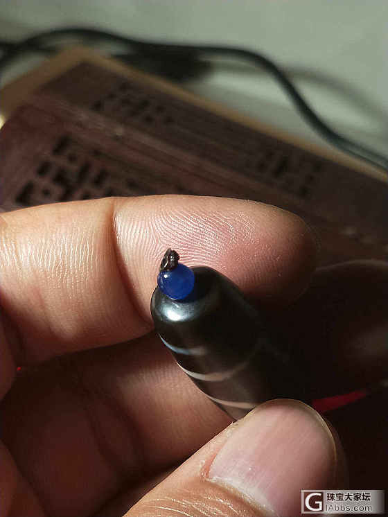 两眼天珠，38.2/13.2mm，图腾扎实，精美殊胜；_天珠