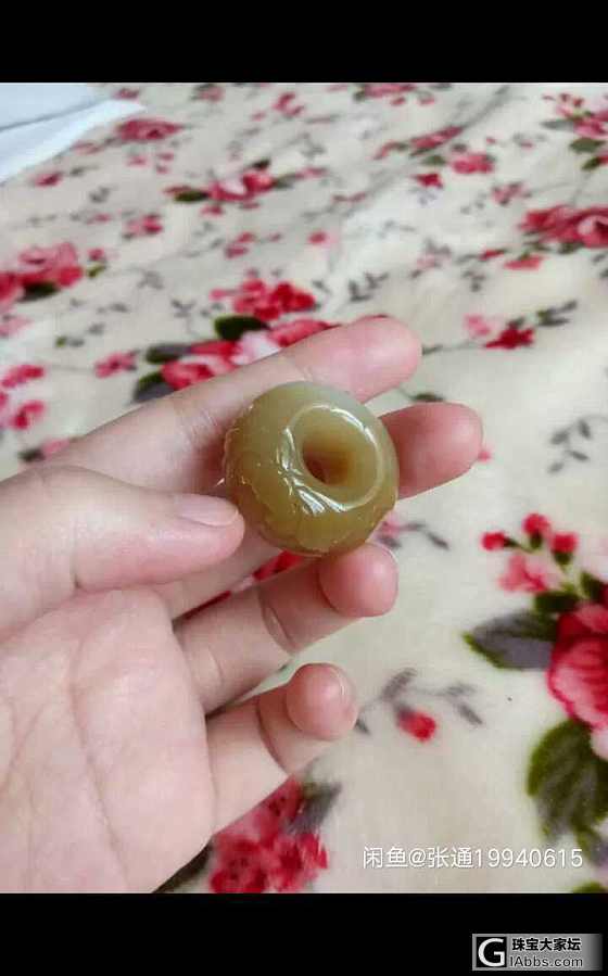 出一只青梅家且末糖白面包圈_平安扣和田玉