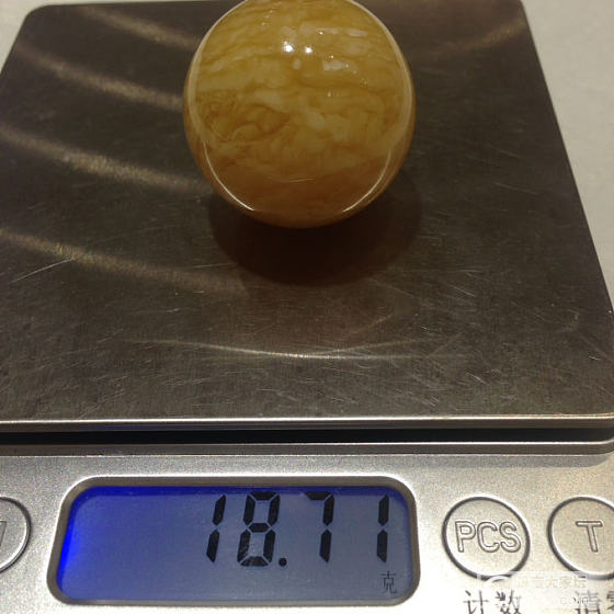 俄料虎皮纹白花蜡圆珠_配件琥珀蜜蜡