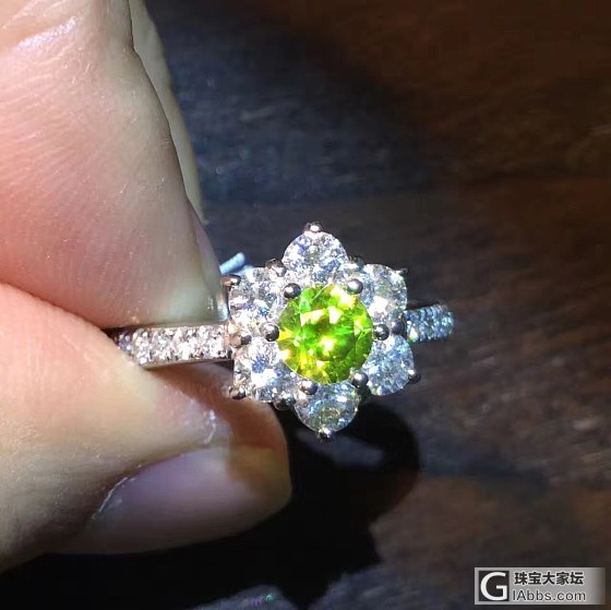 ##中颐天然无烧翠榴石戒指##  0.58ct_戒指翠榴石中颐彩色宝石