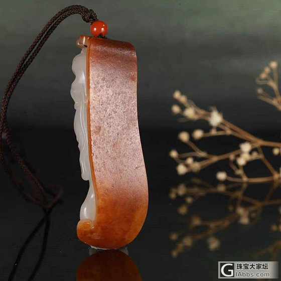 【爱玉玉铺】中国玉雕艺术大师 张克山老师作品：灵猴献寿_把玩件和田玉
