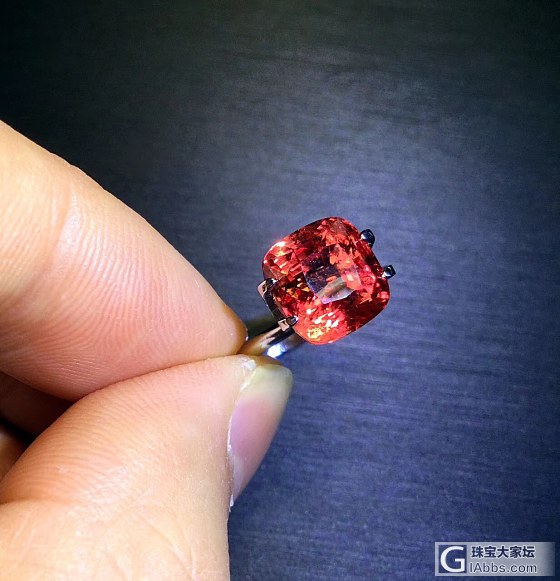 ##中颐收藏级别无烧莲花蓝宝石##  5.76ct  GRS证书_刻面宝石蓝宝石中颐彩色宝石